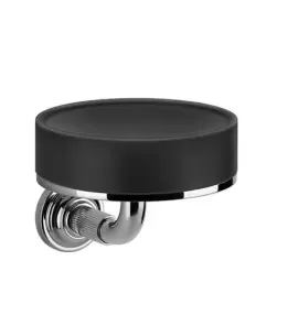 Gessi Venti20 Mydelniczka ścienna chrom/czarny 65402.031
