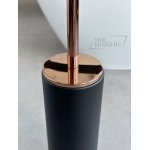 Gessi Venti20 Szczotka toaletowa stojąca czarny/copper PVD 58544.030