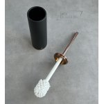 Gessi Venti20 Szczotka toaletowa stojąca czarny/copper PVD 58544.030