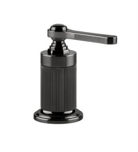 Gessi Venti20 Przełącznik wannowo-prysznicowy jednootworowy black metal pvd 65100.706