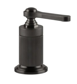 Gessi Venti20 Przełącznik wannowo-prysznicowy jednootworowy black metal brushed pvd 65100.707