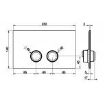   Gessi Przycisk do Viega Prevista chrom 54661.031