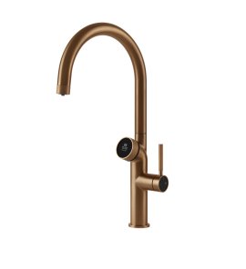 Gessi Vita Bateria zlewozmywakowa jednouchwytowa warm bronze brushed 60720.726/HOT-COLD