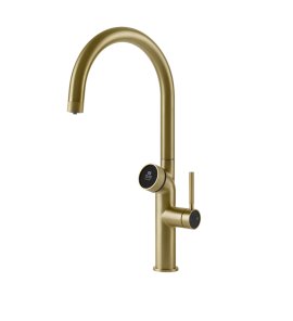 Gessi Vita Bateria zlewozmywakowa jednouchwytowa hot/cold brass brushed 60720.727/HOT-COLD