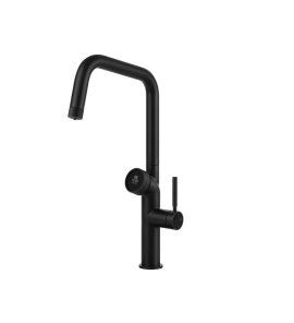 Gessi Vita Bateria zlewozmywakowa jednouchwytowa matte black 60721.299/HOT-COLD