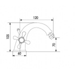 Giulini Giovanni Parigi bateria bidetowa 7064