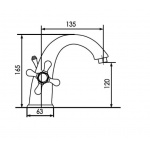 Giulini Giovanni Parigi bateria umywalkowa 7061