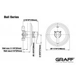 Graff Bali Bateria prysznicowa podtynkowa - element zewnętrzny Chrom E-7015-LM20N-T