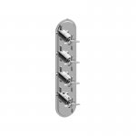 Graff Camden Bateria natryskowa termostatyczna 4-uchwytowa podtynkowa - element zewnętrzny Chrom E-8088-C16E0-T