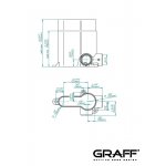 Graff Element podtynkowy baterii umywalkowej 2-otworowej E-1025