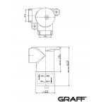 Graff Element podtynkowy baterii bidetowej E-1090