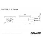 Graff Finezza Due Mydelniczka ścienna Chrom E-9601