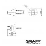 Graff Finezza Due Uchwyt ścienny do słuchawki prysznicowej Chrom E-8662
