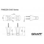 Graff Finezza Due Wieszak na ręcznik ścienny 605 mm Chrom E-9608