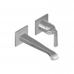 Graff Finezza Uno Bateria umywalkowa 2-otworowa podtynkowa 193 mm - element zewnętrzny Chrom E-6835-LM47W-T