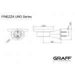 Graff Finezza Uno Mydelniczka ścienna Chrom E-9501