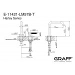 Graff Harley Bateria umywalkowa 2-otworowa Chrom E-11421-LM57B