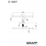 Graff Harley Uchwyt podwójny na papier toaletowy Chrom E-19207
