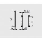 Graff Komplet przedłużek do baterii 50 mm Chrom 5112950