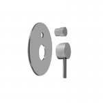 Graff M.E./M.E.25 Bateria natryskowa podtynkowa - element zewnętrzny Chrom E-7080-LM37N-T