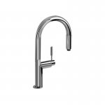 Graff Oscar Bateria kuchenna nablatowa z ruchomą wylewką i dwufunkcyjną głowicą Chrom E-4853