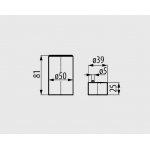 Graff Przedłużka do baterii 25 mm Chrom 2394400