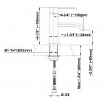Graff Qubic Bateria umywalkowa jednouchwytowa 120 mm Chrom E-6202-LM38M