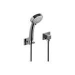 Graff Sade Zestaw natryskowy z uchwytem ściennym i przyłączem kątowym Chrom E-8659