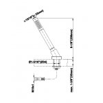 Graff Solar Zestaw prysznicowy nablatowy Chrom E-8644-HS3