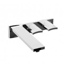 Graff Sade Bateria umywalkowa podtynkowa - element zewnętrzny Chrom E-3630-C14W