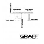 Graff Uchwyt ścienny do słuchawki prysznicowej Chrom E-8632