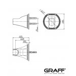 Graff Uchwyt ścienny do słuchawki prysznicowej Chrom E-8652
