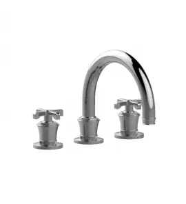 Graff Vignola Bateria wannowa 3-otworowa Chrom E-11652-R4-C20B