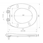 GSI Ceramica Classic Deska wolnoopadająca walnut MS87NC
