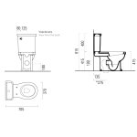GSI Ceramica Classic Miska stojąca kompakt 70x37 biały połysk 871711
