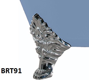 Heritage Buckingham Grand Imperial nóżki do wanny chrom BRT91