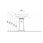 Hidra Ellade Postument Biały D16.001