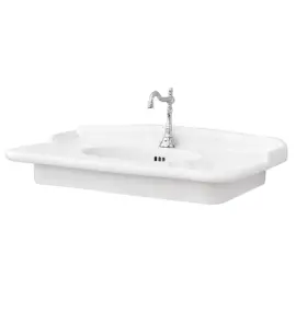 Hidra Ellade Umywalka ścienna 93x58 cm Biały D31.001