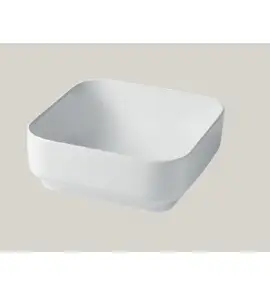 Hidra Gio Evolution Umywalka kwadratowa stawiana na blat 40 cm Biały G43E.001