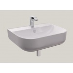 Hidra Gio Evolution Umywalka stawiana na blat/ścienna 60x49 cm Biały G15E.001