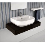 Hidra Gio Evolution Umywalka stawiana na blat/ścienna 60x49 cm Biały G15E.001