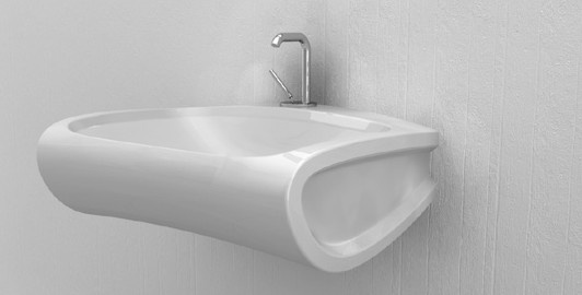 Hidra Hi-Line Umywalka ścienna 65x50 cm Biała HI19 Tylko 1 sztuka w takiej cenie!
