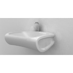 Hidra Hi-Line Umywalka ścienna 650x500 mm Biała HI19.001