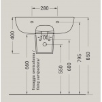 Hidra My Półpostument Biały M22.001