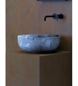Hidra Sphere Umywalka okrągła Ø 440 mm Ceppo di gré grey SP17.100