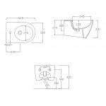 Hidra Tour 4.0 Bidet wiszący biały TUW44.001