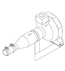 HOESCH Comfort Dmuchawa wejściowa powietrza 230 V, 50 Hz. 683304