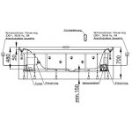 HOESCH Ergo+ Wanna akrylowa prostokątna do zabudowy z dedykowanym systemem hydromasażu 207,5x107,5 cm biały/chrom 6436S.010305