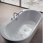 HOESCH Foster Wanna akrylowa owalna z systemem wodno-powietrznym hydromasażu Reviva II 190x98 cm biała 6476E