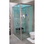 Hoesch SensePerience Kabina natryskowo-parowa prostokątna 120x100 cm lewa 531321B